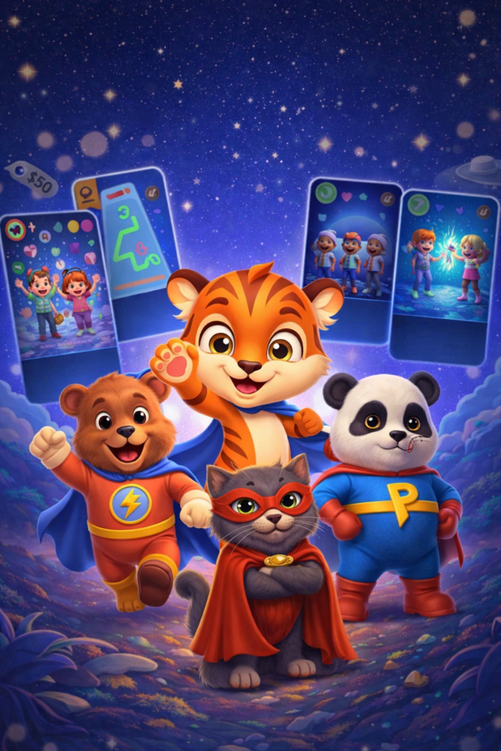 Learn by Playing,
Have Fun with Tiger!